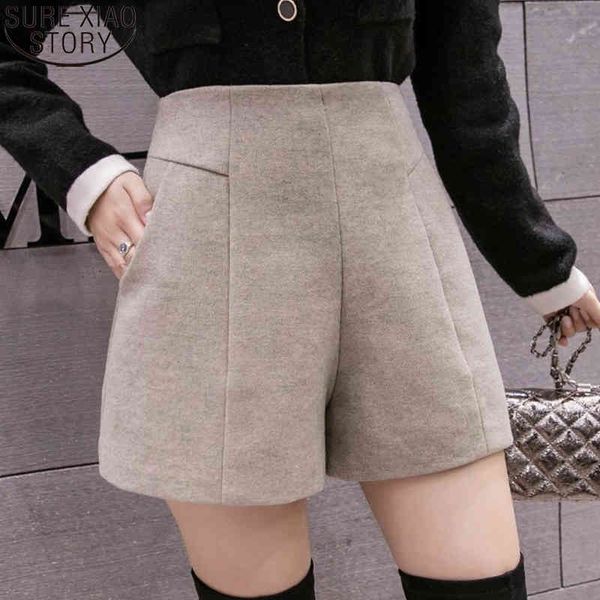 casual zipper fly wide leg fashion woolen shorts women high waist winter bottom gray short feminino 12666 210417, White;black
casual zipper fly wide leg fashion woolen shorts women high waist winter bottom gray short feminino 12666 210417, White;black