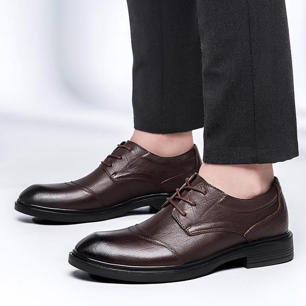 dress shoes brand mens genuine leather big size lace-up winter with fur warm casual business office wedding groom, Black
dress shoes brand mens genuine leather big size lace-up winter with fur warm casual business office wedding groom, Black
