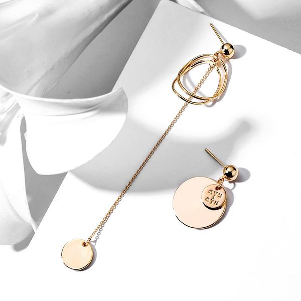 dangle & chandelier duotang asymmetry of personality round drop earrings gold color long tassel prevent allergy women jewelry, Silver
dangle & chandelier duotang asymmetry of personality round drop earrings gold color long tassel prevent allergy women jewelry, Silver
