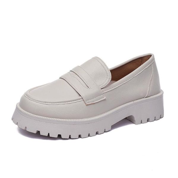 dress shoes spring female british style thick-soled college casual loafers genuine leather fashion platform single, Black
dress shoes spring female british style thick-soled college casual loafers genuine leather fashion platform single, Black
