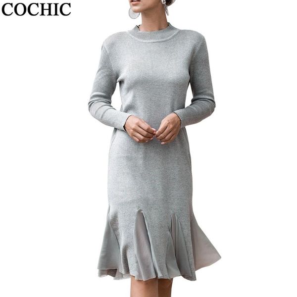 women autumn winter o neck knitted mermaid dress loose elegant warm solid color girl lace splice sweater dresses casual, Black;gray
women autumn winter o neck knitted mermaid dress loose elegant warm solid color girl lace splice sweater dresses casual, Black;gray