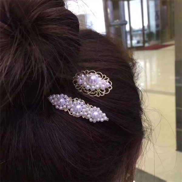 hair clips & barrettes 2021 korean style pearl clip fashionable woman summer design snap barrette stick hairpin styling accessori, Golden;silver
hair clips & barrettes 2021 korean style pearl clip fashionable woman summer design snap barrette stick hairpin styling accessori, Golden;silver
