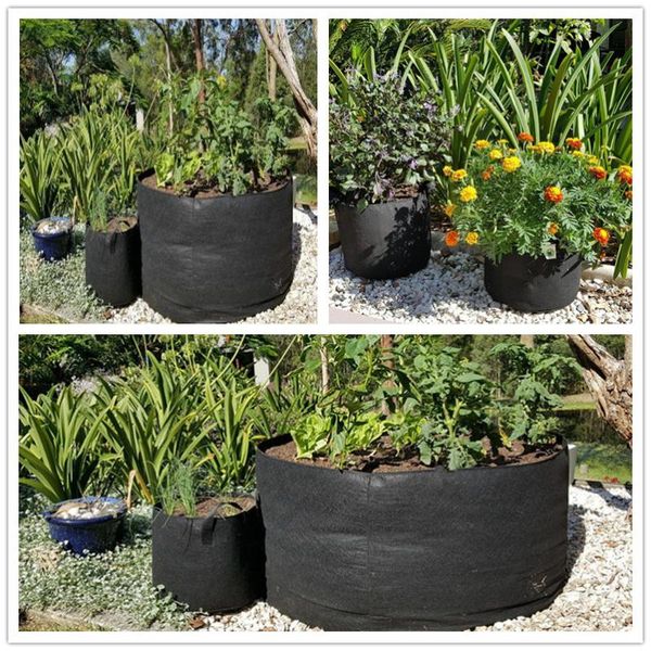 planters & pots 3/5/7/12/15/17/20/30/34 gallon round fabric plant pouch root container with handles black grow bag aeration pot
planters & pots 3/5/7/12/15/17/20/30/34 gallon round fabric plant pouch root container with handles black grow bag aeration pot