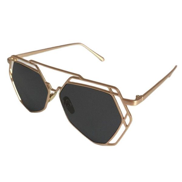 sunglasses brand designer metal cutout sun glasses irregular polygon eyeglasses anti-uv spectacles eyewear goggles adumbral a++, White;black
sunglasses brand designer metal cutout sun glasses irregular polygon eyeglasses anti-uv spectacles eyewear goggles adumbral a++, White;black