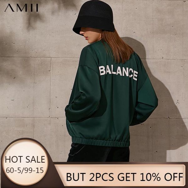 amii minimalism spring women's jacket causal stand collar letter printed loose straight coat 12140056 jackets, Black;brown
amii minimalism spring women's jacket causal stand collar letter printed loose straight coat 12140056 jackets, Black;brown