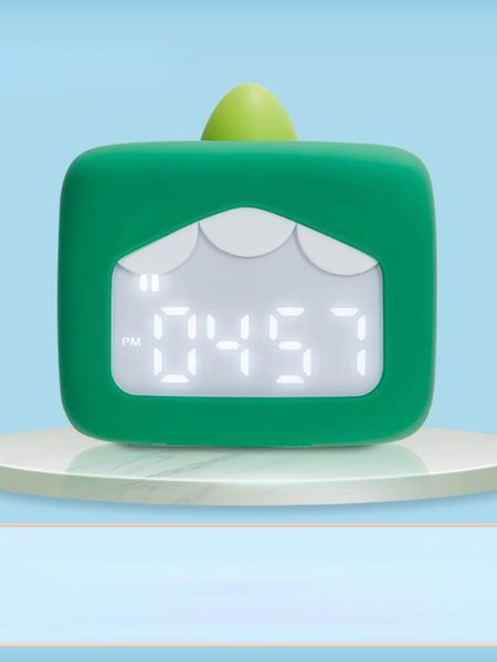 desk & table clocks alarm modern digital clock led luminous silent learning cute orologio digitale office accessories ei50sz