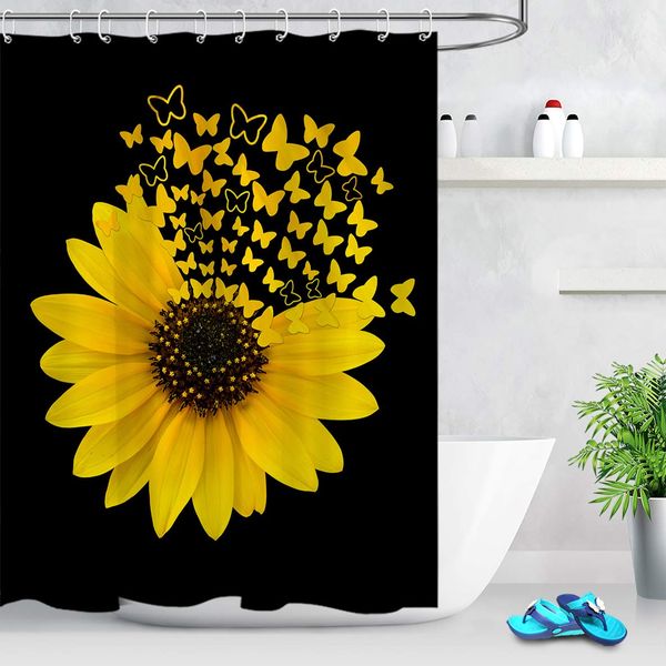 blooming yellow sunflower shower curtains for bathroom butterflies wild flowers on black background for girls shower curtain
blooming yellow sunflower shower curtains for bathroom butterflies wild flowers on black background for girls shower curtain