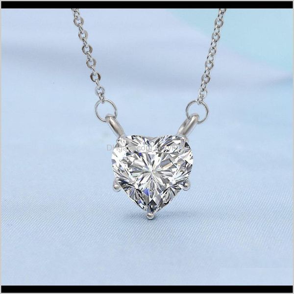 necklaces & pendants drop delivery 2021 caibao fashion jewelry high carbon diamond simulation drill * 10 heart pendant morsang stone necklac, Silver
necklaces & pendants drop delivery 2021 caibao fashion jewelry high carbon diamond simulation drill * 10 heart pendant morsang stone necklac, Silver