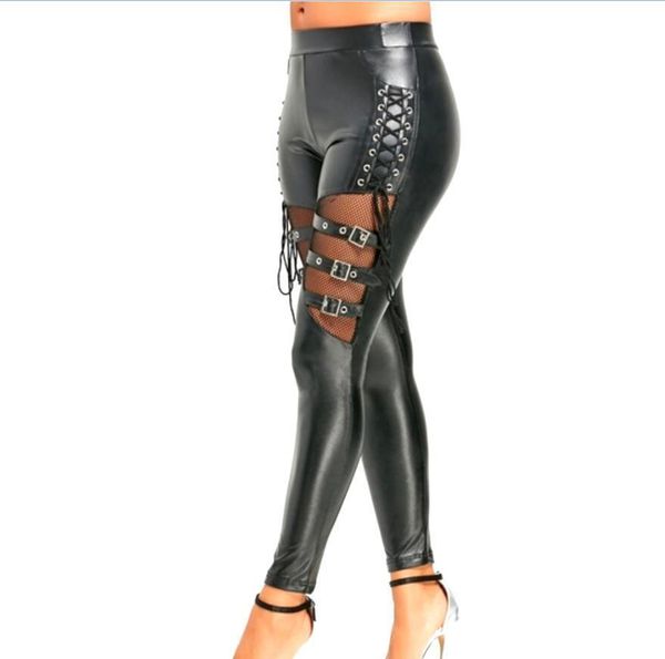 kh66 fashion solid womens capri faux leather pu legging back adjust hip legs pencil patchwork buckle thigh ladies trousers, Black;white
kh66 fashion solid womens capri faux leather pu legging back adjust hip legs pencil patchwork buckle thigh ladies trousers, Black;white