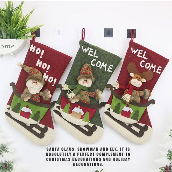 christmas decorations hanging sock home fireplace candy gift storage pouch holiday bag santa clause
christmas decorations hanging sock home fireplace candy gift storage pouch holiday bag santa clause