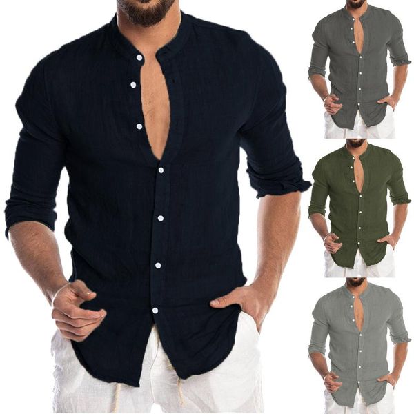 men's casual shirts 2021 fashion shirt solid color collar cardigan long sleeve comfy cotton drop, White;black
men's casual shirts 2021 fashion shirt solid color collar cardigan long sleeve comfy cotton drop, White;black
