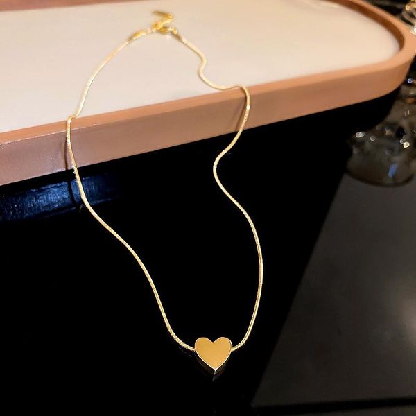 chokers tiny heart pendant necklace for women titanium steel short chain gift ethnic bohemian choker wholesale, Golden;silver
chokers tiny heart pendant necklace for women titanium steel short chain gift ethnic bohemian choker wholesale, Golden;silver