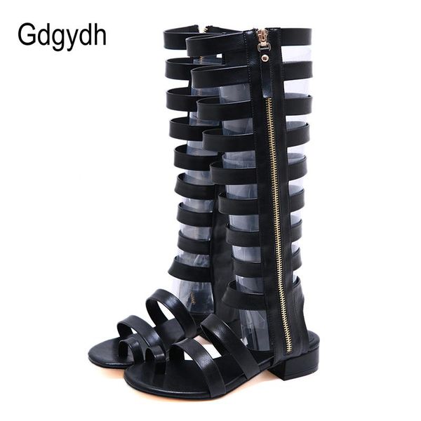 gdgydh roman style woman block heels over the knee boots summer ankle strap black leather open toe gladiator shoes women zipper
gdgydh roman style woman block heels over the knee boots summer ankle strap black leather open toe gladiator shoes women zipper