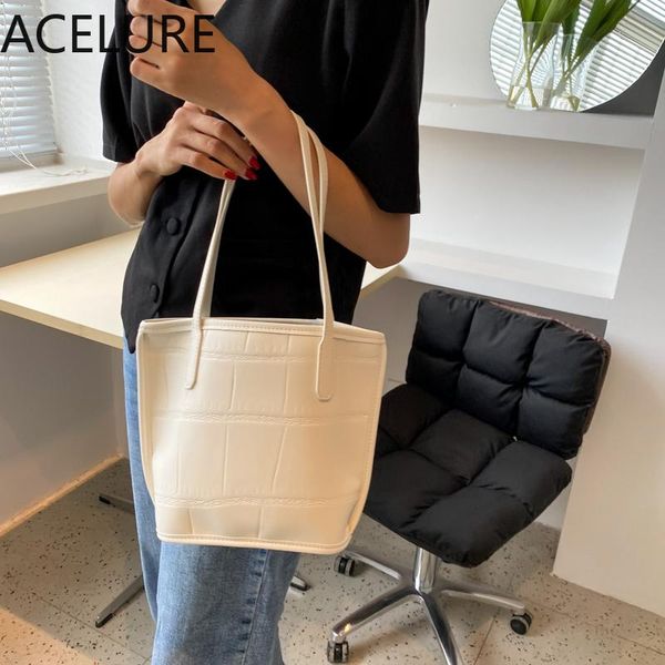 evening bags acelure solid pu leather casual totes + zipper purse for women fashion 2021 bucket shoulder bolsa feminina
evening bags acelure solid pu leather casual totes + zipper purse for women fashion 2021 bucket shoulder bolsa feminina
