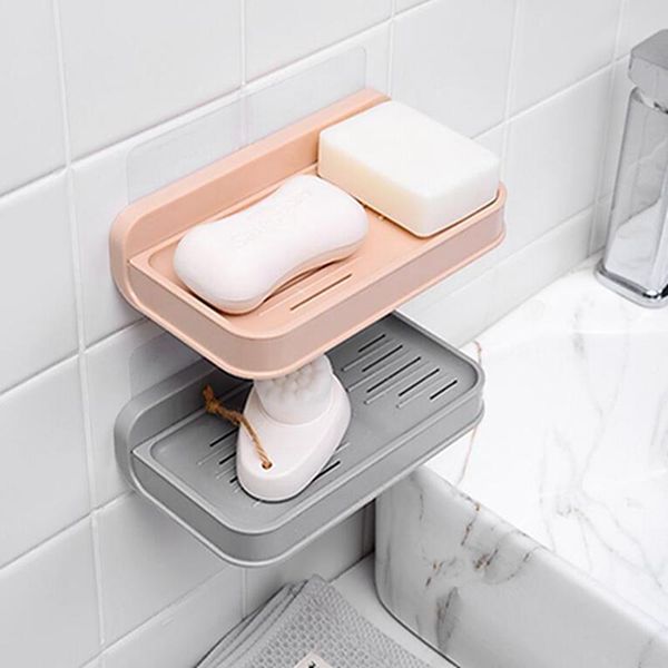 bathroom storage & organization wall-mounted soap dishes drain european-style household double-wall wall-punching box supplies for
bathroom storage & organization wall-mounted soap dishes drain european-style household double-wall wall-punching box supplies for