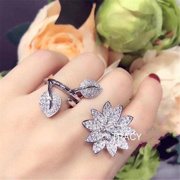cluster rings fashion fold flower ring white gold filled pave set diamond engagement wedding band for women bridal finger jewelry, Golden;silver
cluster rings fashion fold flower ring white gold filled pave set diamond engagement wedding band for women bridal finger jewelry, Golden;silver