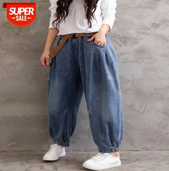 110174 binding feet denim daddy pants women retro artistic elastic waist loose harem with belt #pb9e, Black;gray
110174 binding feet denim daddy pants women retro artistic elastic waist loose harem with belt #pb9e, Black;gray
