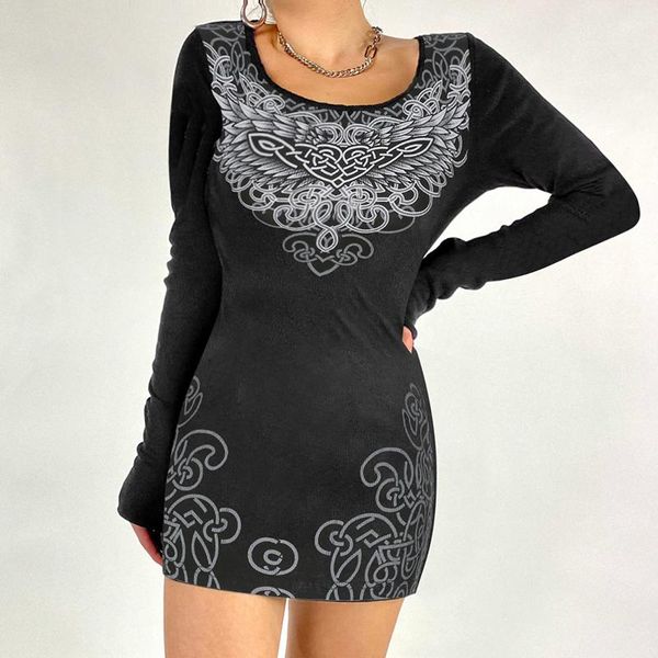 casual dresses doury y2k long sleeve dress women vintage aesthetic graphic printed rib-knit bodycon mini harajuku gothic streetwear, Black;gray
casual dresses doury y2k long sleeve dress women vintage aesthetic graphic printed rib-knit bodycon mini harajuku gothic streetwear, Black;gray