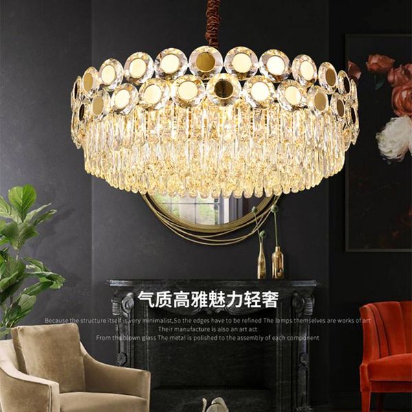 chandeliers luxury modern foyer gold led chandelier lustre k9 crystal pendant lighting for living room home deco fixture
chandeliers luxury modern foyer gold led chandelier lustre k9 crystal pendant lighting for living room home deco fixture