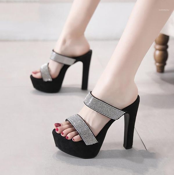 slippers rhinestone heels women summer sandals open toe shoes woman ankle strap ladies chunky high pumps chaussure femme1, Black
slippers rhinestone heels women summer sandals open toe shoes woman ankle strap ladies chunky high pumps chaussure femme1, Black
