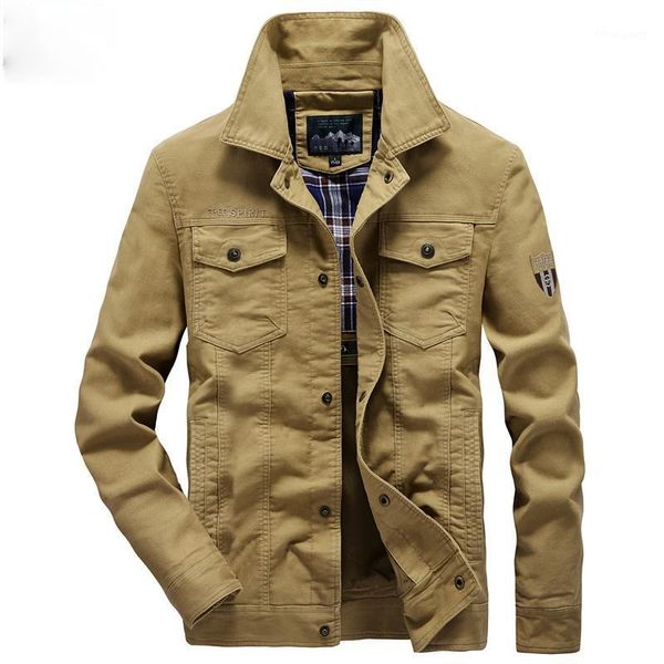 men's jackets brand 6xl 7xl 8xl military jacket men 100% cotton autumn winter streetwear cargo multi-pocket business coats male campera, Black;brown
men's jackets brand 6xl 7xl 8xl military jacket men 100% cotton autumn winter streetwear cargo multi-pocket business coats male campera, Black;brown