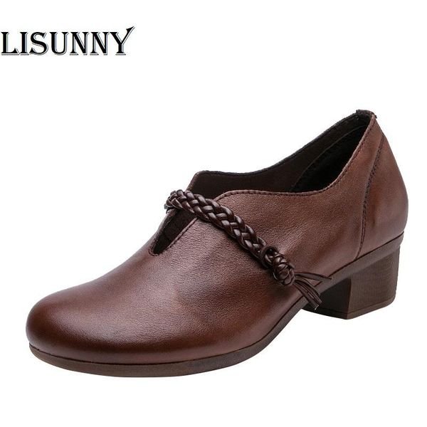 dress shoes lisunny 2021 spring women high heels comfort elegant retro soft cowhide 100% genuine leather, Black
dress shoes lisunny 2021 spring women high heels comfort elegant retro soft cowhide 100% genuine leather, Black
