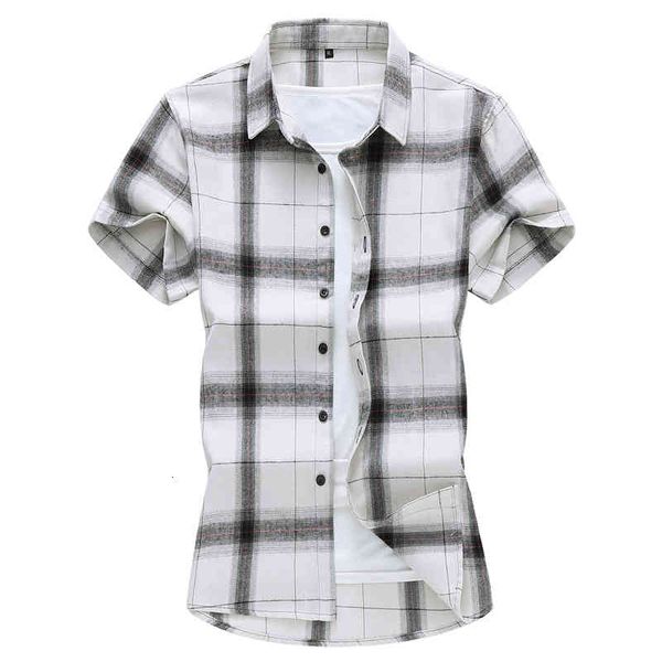 men's casual shirts plus size 5xl 6xl 7xl short sleeve summer fashion plaid male brand clothes 4641, White;black
men's casual shirts plus size 5xl 6xl 7xl short sleeve summer fashion plaid male brand clothes 4641, White;black