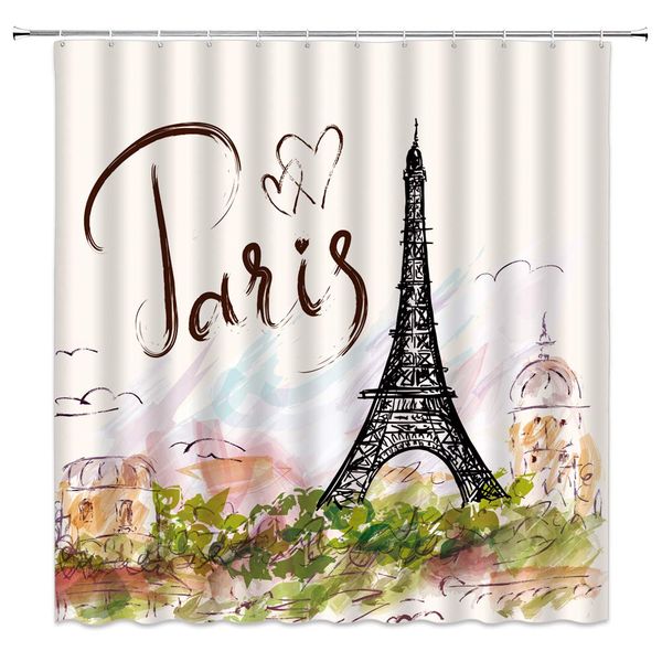 eiffel tower shower curtain abstract romantic french city architecture watercolor landscape painting,70x70 inch polyester fabric
eiffel tower shower curtain abstract romantic french city architecture watercolor landscape painting,70x70 inch polyester fabric
