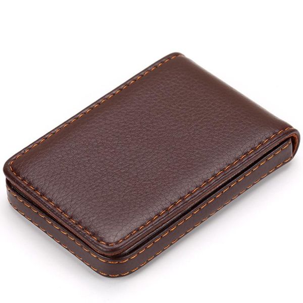 card holders case business holder multipurpose gift with magnetic shut pocket push type pu leather wear resistant fashion solid wallet, Brown;gray
card holders case business holder multipurpose gift with magnetic shut pocket push type pu leather wear resistant fashion solid wallet, Brown;gray