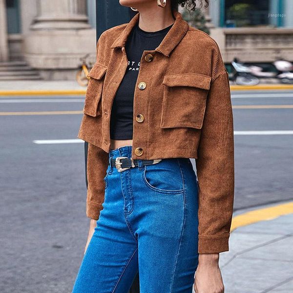 women's jackets female fashion winter streetwear women autumn jacket short brown coat long sleeve spring auutmn with pockets outfits, Black;brown
women's jackets female fashion winter streetwear women autumn jacket short brown coat long sleeve spring auutmn with pockets outfits, Black;brown