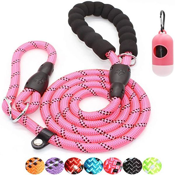 dog collars & leashes nylon leash 150 cm durable pet night reflective rope with comfortable handle poop bags and dispenser
dog collars & leashes nylon leash 150 cm durable pet night reflective rope with comfortable handle poop bags and dispenser