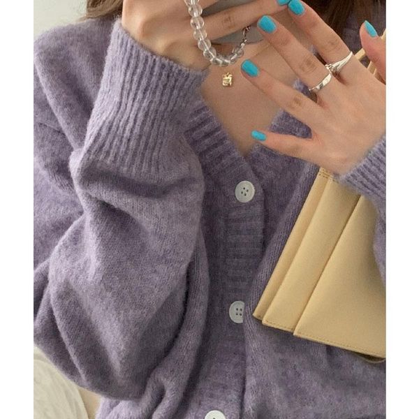 women's jackets 2021 retro korean slim v-neck sweater cardigan jacket gentle lazy wind knitted autumn explosions, Black;brown
women's jackets 2021 retro korean slim v-neck sweater cardigan jacket gentle lazy wind knitted autumn explosions, Black;brown