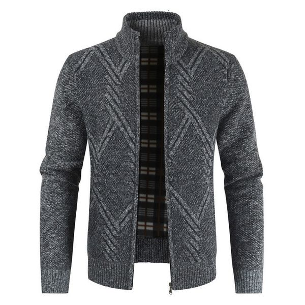 men's sweaters autumn winter mens casual stand collar thick cardigan fashion warm sweater coat vvpl, White;black
men's sweaters autumn winter mens casual stand collar thick cardigan fashion warm sweater coat vvpl, White;black