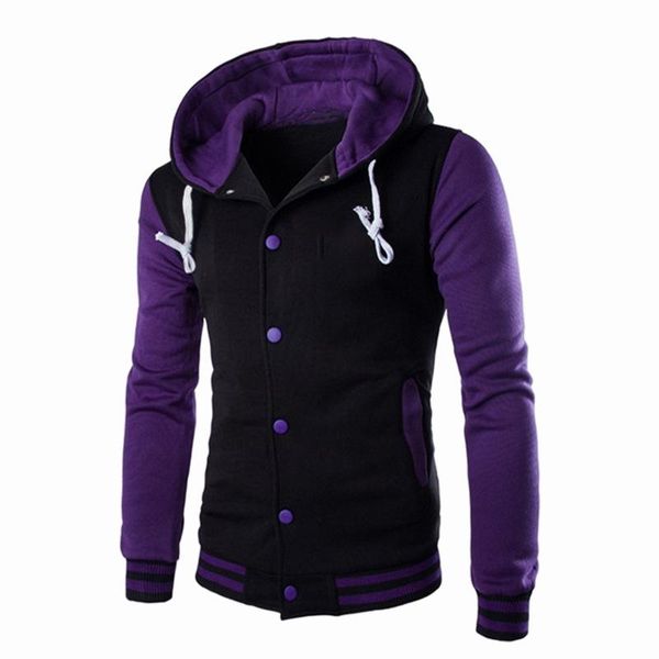 men's jackets 2021 winter fashion mens single breasted spliced hoodies clothing bomber male veste baseball femme uniform coat, Black;brown
men's jackets 2021 winter fashion mens single breasted spliced hoodies clothing bomber male veste baseball femme uniform coat, Black;brown