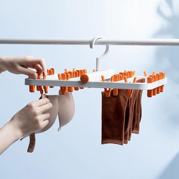 hangers & racks multifunctional plastic drying rack 24 clip foldable underwear sock hanger woman underclothes storage holder
hangers & racks multifunctional plastic drying rack 24 clip foldable underwear sock hanger woman underclothes storage holder