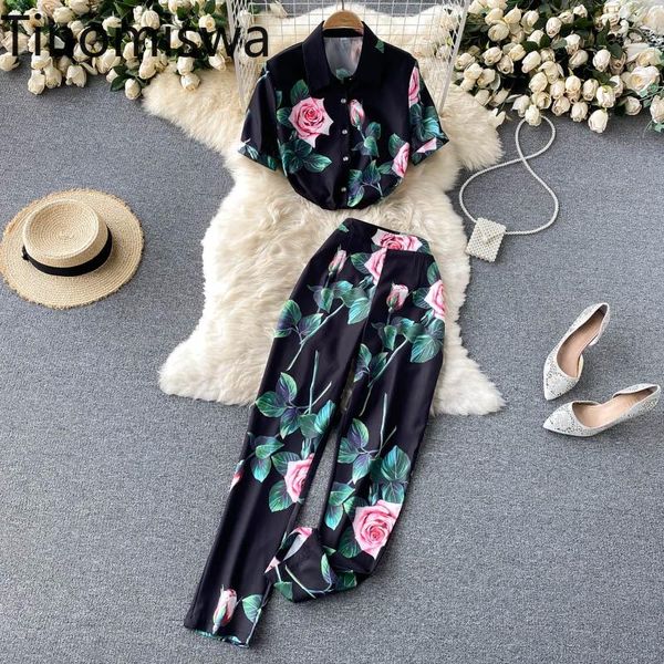 women's two piece pants tinomiswa women set office ladies flower printed short sleeve blouse high waist casual all-match 2 peices outfi, White
women's two piece pants tinomiswa women set office ladies flower printed short sleeve blouse high waist casual all-match 2 peices outfi, White