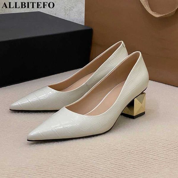 allbitefo golden heel design natural genuine leather women high heel shoes sheepskin insole fashion high heels women heels shoes 210611, Black
allbitefo golden heel design natural genuine leather women high heel shoes sheepskin insole fashion high heels women heels shoes 210611, Black