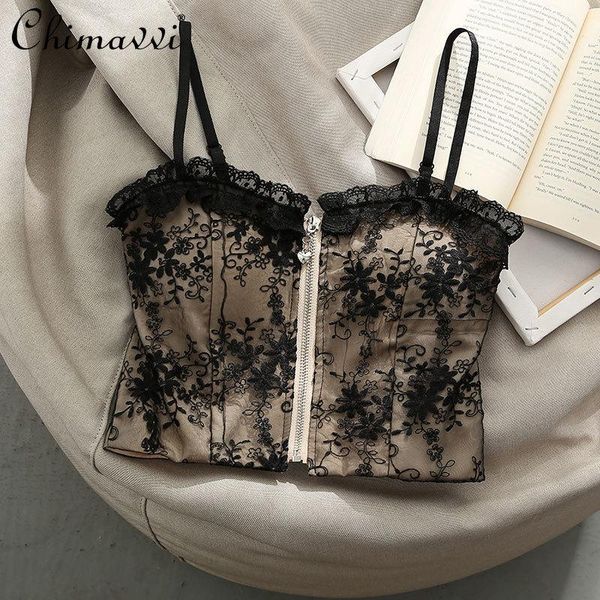 women's tanks & camis high-end black lace camisole women 2021 spring/summer suit inner match design sling fashion short bottoming tube, White
women's tanks & camis high-end black lace camisole women 2021 spring/summer suit inner match design sling fashion short bottoming tube, White