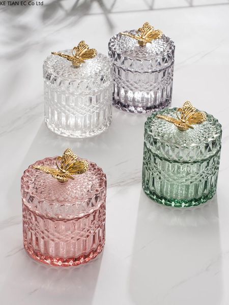 storage bottles & jars european style butterfly glass jewelry box home cotton swab kitchen jar decoration color
storage bottles & jars european style butterfly glass jewelry box home cotton swab kitchen jar decoration color