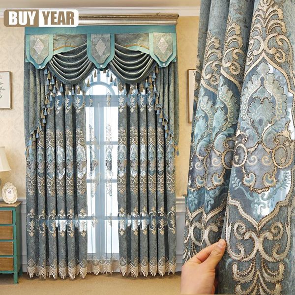 curtain & drapes 2021 european style luxury embroidered curtains for living room bedroom balcony blackout customization
curtain & drapes 2021 european style luxury embroidered curtains for living room bedroom balcony blackout customization