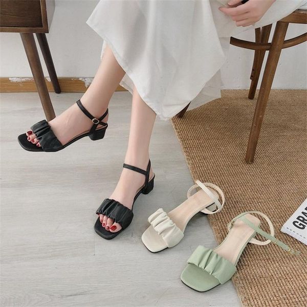 sandals 2021 solid color women summer ankle strap slippers ladies open toe slides party shoes heels for, Black
sandals 2021 solid color women summer ankle strap slippers ladies open toe slides party shoes heels for, Black