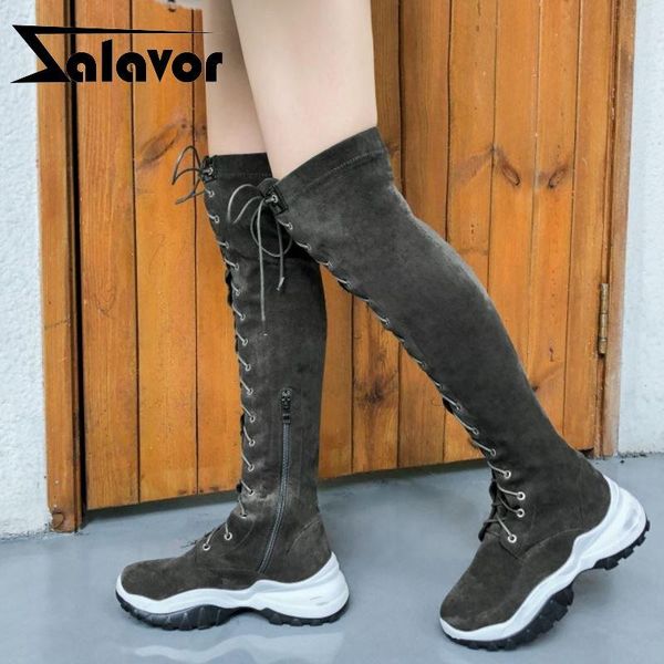 boots zalavor women style real leather over knee winter round toe thick sole fashion shoes woman footwear size 34-40, Black
boots zalavor women style real leather over knee winter round toe thick sole fashion shoes woman footwear size 34-40, Black