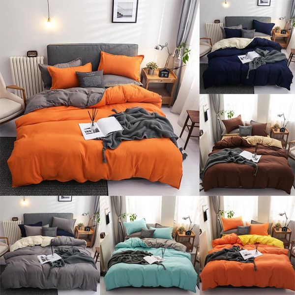 bedding sets fashion double side soild color set bed linen modern duvet cover king size bedclothes quilt covers
bedding sets fashion double side soild color set bed linen modern duvet cover king size bedclothes quilt covers