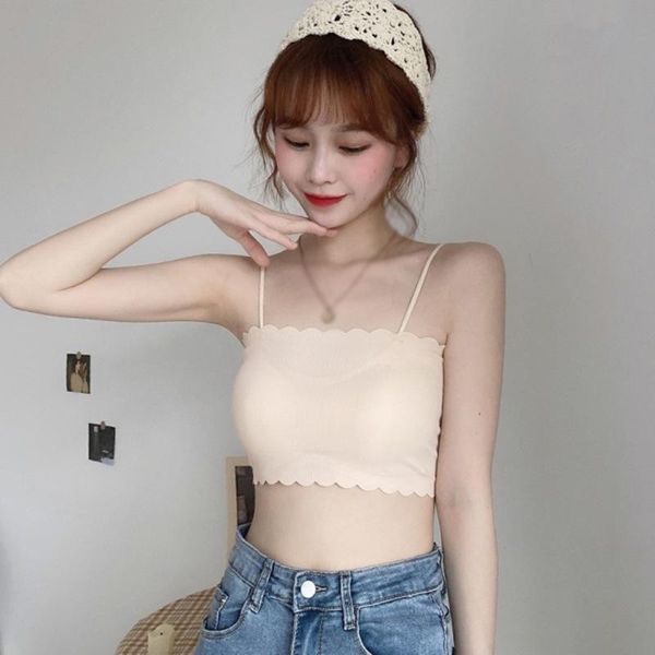 women's tanks & camis summer tank korean style fashion all-match inside wear ice silk lace base wrap chest camisole, White
women's tanks & camis summer tank korean style fashion all-match inside wear ice silk lace base wrap chest camisole, White