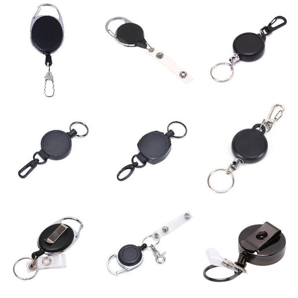 bag parts & accessories 1pcs badge holder reel key ring retractable pull chains belt recoil clip id name card metal heavy duty office lanyar, Black
bag parts & accessories 1pcs badge holder reel key ring retractable pull chains belt recoil clip id name card metal heavy duty office lanyar, Black