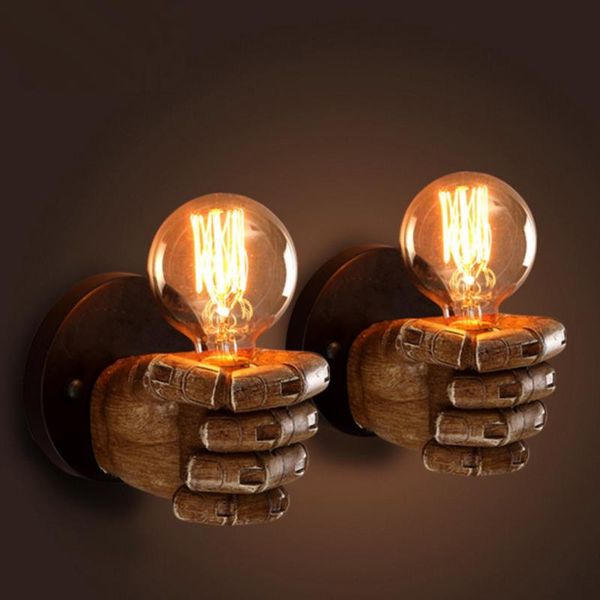 creative vintage e27 led resin fist wall lamp ac85-265v retro corridor bedside bedroom edison g80 incandescent bulb light
creative vintage e27 led resin fist wall lamp ac85-265v retro corridor bedside bedroom edison g80 incandescent bulb light