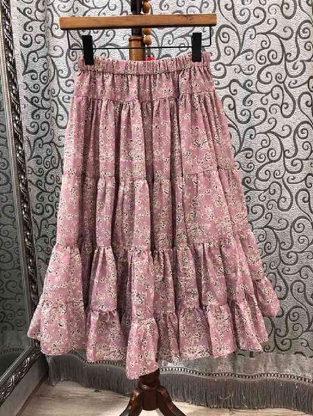 dress summer fashion women elegant little flower print elastic waist mid-calf length large swing casual skirt, Black;gray
dress summer fashion women elegant little flower print elastic waist mid-calf length large swing casual skirt, Black;gray