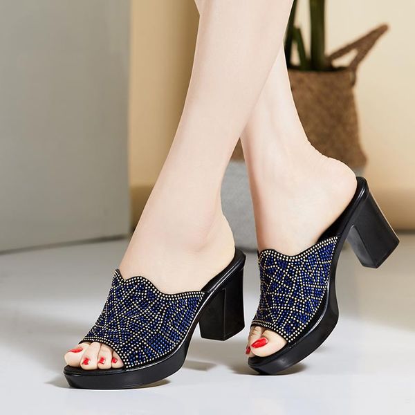 slippers gktinoo women slipper's 2021 ladies summer genuine leather shoes high heels fashion rhinestone, Black
slippers gktinoo women slipper's 2021 ladies summer genuine leather shoes high heels fashion rhinestone, Black