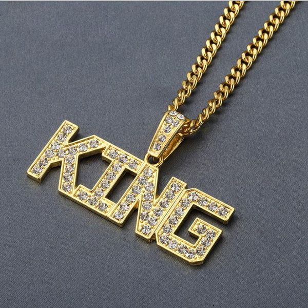pendant necklaces hip hop king letter men necklace 75cm gold charm elegant chain pendants male punk trendy jewelry accessories, Silver
pendant necklaces hip hop king letter men necklace 75cm gold charm elegant chain pendants male punk trendy jewelry accessories, Silver