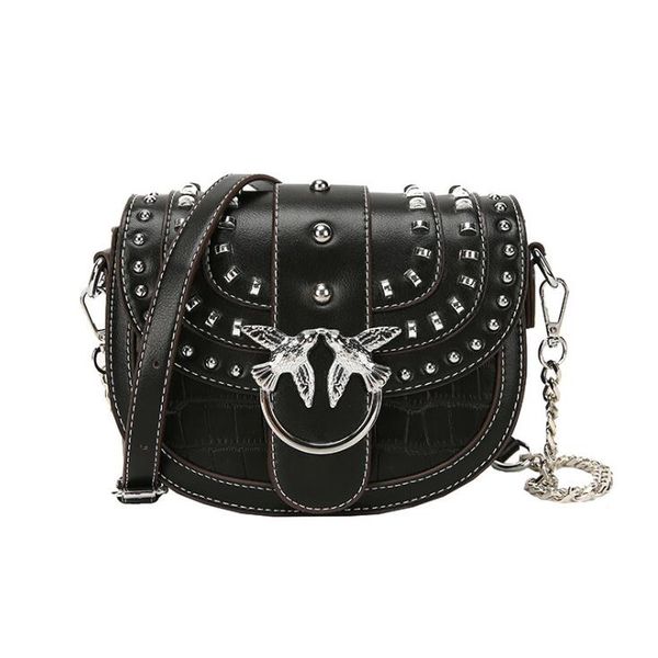 factory wholesale women bag street fashion rivet chain handbag retro leather semicircular saddle bags fashions serpentine shoulder slung han, Black;red
factory wholesale women bag street fashion rivet chain handbag retro leather semicircular saddle bags fashions serpentine shoulder slung han, Black;red